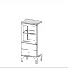 Комод-бар LA-KB 1/2 BAREK L/P Lagos Taranko заказать по цене 97 820,55 руб. в Уфе