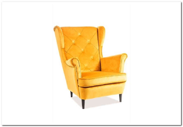 Кресло LADY Velvet Bluvel 68  Signal (карри) заказать по цене 47 283 руб. в Уфе