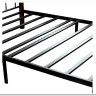 Купить Кровать AT-915 дерево гевея/металл 160*200 (Queen bed), красный дуб/черный с доставкой по России по цене производителя можно в магазине Другая Мебель в Уфе