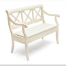 Скамейка ALBIZZI (Альбицци) pure white (белый) заказать по цене 27 217 руб. в Уфе