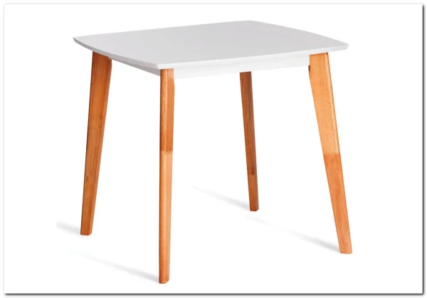 Стол обеденный Claire квадратный White (Белый) / Natural (натуральный) заказать по цене 13 100 руб. в Уфе