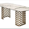 Стол CHIAVARI 220 KL-188 Контрастный мрамор матовый, итальянская керамика / Шампань, DISAUR заказать по цене 96 480 руб. в Уфе