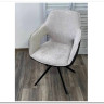 Стул ROCKS 180 град. Светло-серый Enjoy 151, ткань/ темно-серый Maison 95, PU/ черный каркас, DISAUR заказать по цене 0 руб. в Уфе
