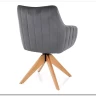 Стул кухонный Signal AZALIA D Velvet Bluvel 14 поворотный (серый/дуб) заказать по цене 21 209 руб. в Уфе