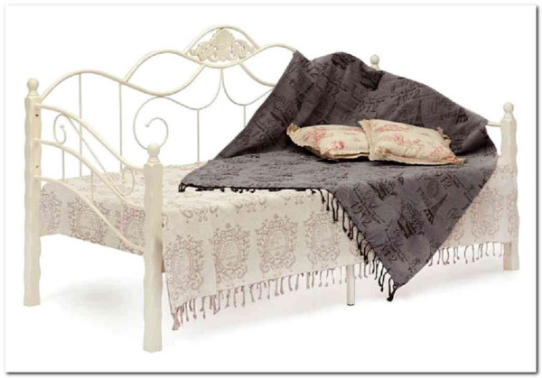 Купить Кровать CANZONA 90*200 Белый (butter white) с доставкой по России по цене производителя можно в магазине Другая Мебель в Уфе