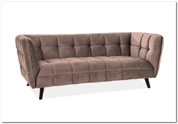 Диван CASTELLO 3 Velvet Bluvel 28  Signal (бежевый) заказать по цене 109 510 руб. в Уфе
