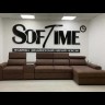 Угловой диван Висмут с оттоманкой Soft Time заказать по цене 109 638 руб. в Уфе