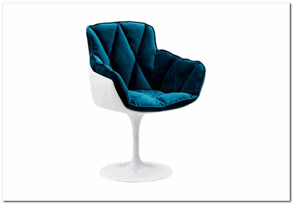 Кресло DС-1571D Marin blue fabric 7033-29 заказать по цене 25 800 руб. в Уфе