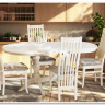 Стул DOLCE мягкое сидение бук, ivory white, велюр Tenerife Ultimate grey заказать по цене 9 920 руб. в Уфе