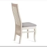 Стул DOLCE мягкое сидение бук, ivory white, велюр Tenerife Ultimate grey заказать по цене 17 850 руб. в Уфе