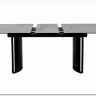 Стол RASMUS 160 TL-45 Белый мрамор, испанская керамика / черный каркас, DISAUR заказать по цене 95 250 руб. в Уфе