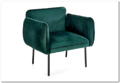 Кресло Halmar BRASIL (темно-зеленый/черный)