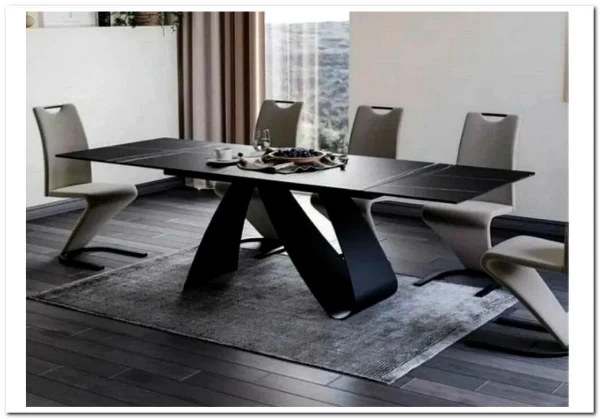 Стол обеденный Signal DIUNA CERAMIC раскладной (черный мат) заказать по цене 154 060 руб. в Уфе