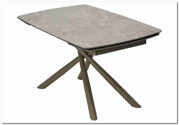 Стол RIVOLI 140 MATT LATTE STONE SOLID CERAMIC / TAUPE, DISAUR заказать по цене 74 900 руб. в Уфе