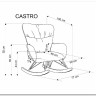 Кресло-качалка HALMAR CASTRO темно-зеленый заказать по цене 34 792 руб. в Уфе