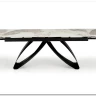 Стол обеденный Halmar HILARIO 180 раскладной (белый мрамор/черный) заказать по цене 122 998 руб. в Уфе