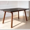 Стол обеденный Halmar LOZANO (черный мрамор/ореховый) заказать по цене 68 406 руб. в Уфе