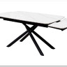 Стол RIVOLI 140 MATT WHITE MARBLE SOLID CERAMIC / BLACK заказать по цене 74 900 руб. в Уфе