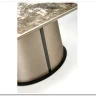 Стол обеденный Halmar ROBINSON (бежевый мрамор/капучино/черный) заказать по цене 114 517 руб. в Уфе