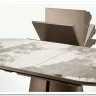 Стол обеденный Halmar ROBINSON (бежевый мрамор/капучино/черный) заказать по цене 114 517 руб. в Уфе