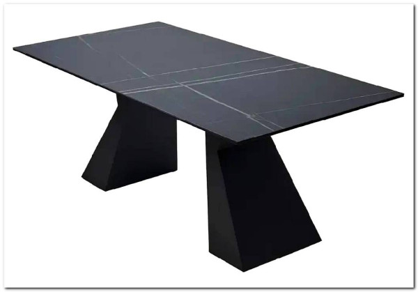 Стол БОГАРТ 200 TITANIUM BLACK PULIDO, керамика / Черный заказать по цене 110 900 руб. в Уфе