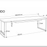 Стол обеденный Halmar CANDIDO 160 раскладной (дуб вотан/черный) заказать по цене 80 270 руб. в Уфе