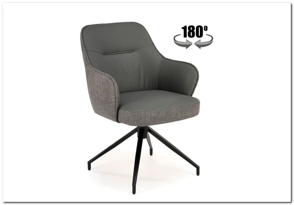 Стул кухонный Halmar K527 (серый/черный) заказать по цене 20 588 руб. в Уфе Стул кухонный Halmar K527 (серый/черный) заказать по цене 20 588 руб. в Уфе