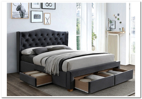 Кровать ASPEN II VELVET BLUVEL 14 160/200 Signal заказать по цене 82 622 руб. в Уфе