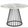 Стол обеденный Halmar BRODWAY белый мрамор/черный заказать по цене 30 047 руб. в Уфе