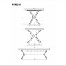 Стол обеденный Halmar PERONI 100 раскладной (дуб золотой/черный) заказать по цене 86 595 руб. в Уфе