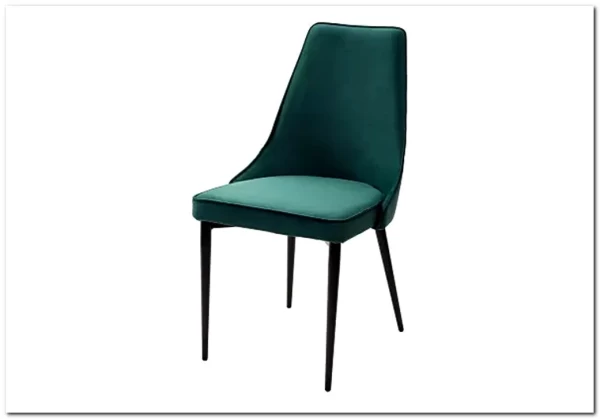 Стул NEPAL-P ЗЕЛЕНЫЙ 19 велюр/ черный каркас заказать по цене 7 100 руб. в Уфе