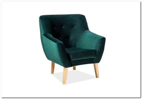 Кресло NORDIC 1 Velvet Bluvel 78  Signal (зеленый) заказать по цене 43 923 руб. в Уфе Кресло NORDIC 1 Velvet Bluvel 78  Signal (зеленый) заказать по цене 43 923 руб. в Уфе