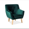 Кресло NORDIC 1 Velvet Bluvel 78  Signal (зеленый) заказать по цене 43 923 руб. в Уфе