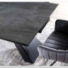 Стол обеденный Signal SALVADORE Ceramic 180 раскладной (серый мрамор/черный мат) заказать по цене 143 312 руб. в Уфе