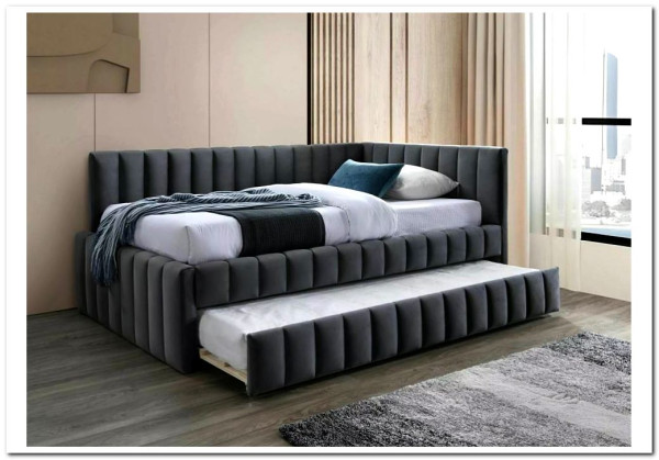Кровать SIGNAL ALFIE Velvet Bluvel 14 темно-серый, 120/200 заказать по цене 77 985 руб. в Уфе