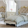 Купить Кровать с мягким изголовьем 160*200 Romantic R416-K02-AG-B01 с доставкой по России по цене производителя можно в магазине Другая Мебель в Уфе