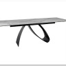Стол обеденный Signal DIUNA Ceramic 160 раскладной (Statuario Venato белый/черный мат) заказать по цене 156 634 руб. в Уфе