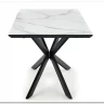 Стол обеденный Halmar DIESEL раскладной (белый мрамор/темно-серый/черный) заказать по цене 73 944 руб. в Уфе