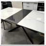 Стол обеденный Halmar DIESEL раскладной (белый мрамор/темно-серый/черный) заказать по цене 73 944 руб. в Уфе
