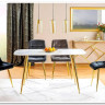 Стул кухонный Signal CHIC Velvet Bluvel 52 (античный розовый/золотой) заказать по цене 10 726 руб. в Уфе