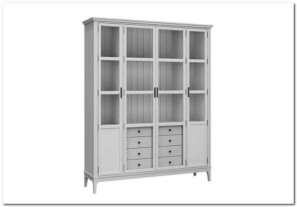 Шкаф для книг Квадро-С 422С/04 из массива сосны заказать по цене 93 269 руб. в Уфе