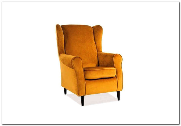 Кресло BARON Velvet Bluvel 68  Signal (карри) заказать по цене 47 283 руб. в Уфе