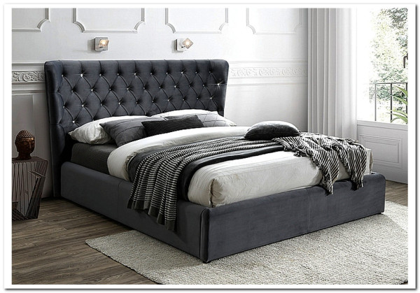 Кровать Signal CARVEN VELVET BLUVEL 14 (серый) 160/200 заказать по цене 87 225 руб. в Уфе