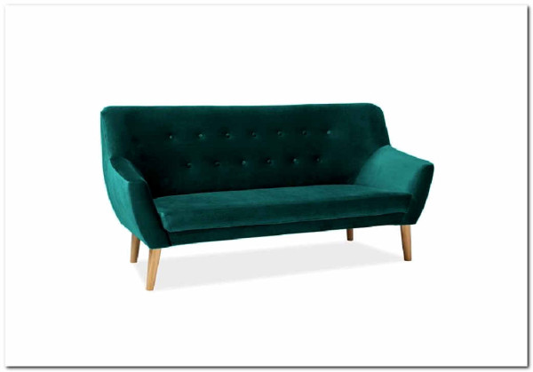Диван Signal NORDIC 3 Velvet Bluvel 78 зеленый заказать по цене 67 577 руб. в Уфе