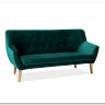 Диван Signal NORDIC 3 Velvet Bluvel 78 зеленый заказать по цене 67 577 руб. в Уфе