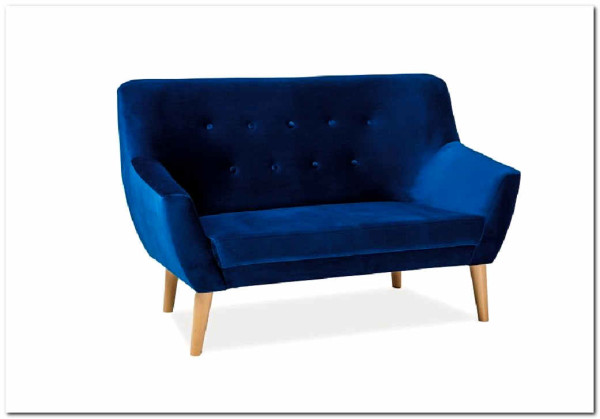 Диван Signal NORDIC 2 Velvet Bluvel 86 синий заказать по цене 54 053 руб. в Уфе