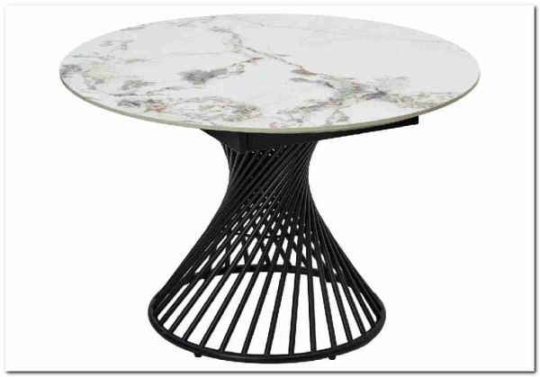 Стол BUENO 120 GLOSS GOLDEN JADE SOLID CERAMIC / BLACK, DISAUR заказать по цене 108 700 руб. в Уфе