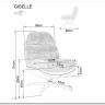 Кресло SIGNAL GISELLE (черный/черный/черный мат) заказать по цене 42 142 руб. в Уфе