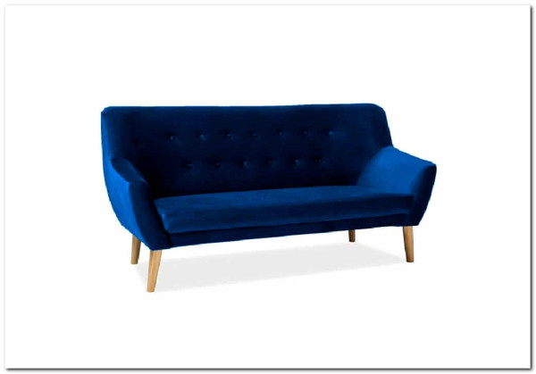 Диван Signal NORDIC 3 Velvet Bluvel 86 синий заказать по цене 67 577 руб. в Уфе