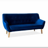 Диван Signal NORDIC 3 Velvet Bluvel 86 синий заказать по цене 67 577 руб. в Уфе